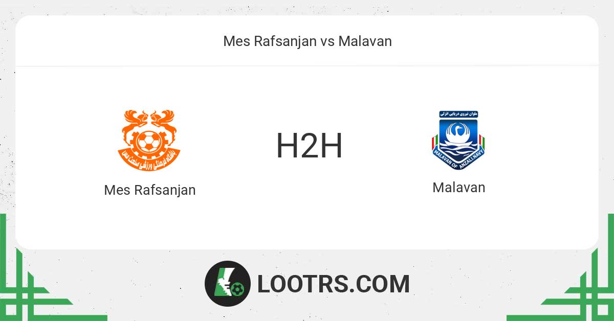 Mes Rafsanjan vs Malavan - live score, predicted lineups and H2H stats.