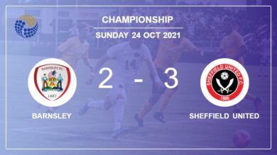 Championship: Sheffield United overcomes Barnsley 3-2