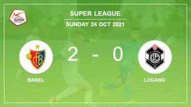 Super League: Basel defeats Lugano 2-0 on Sunday