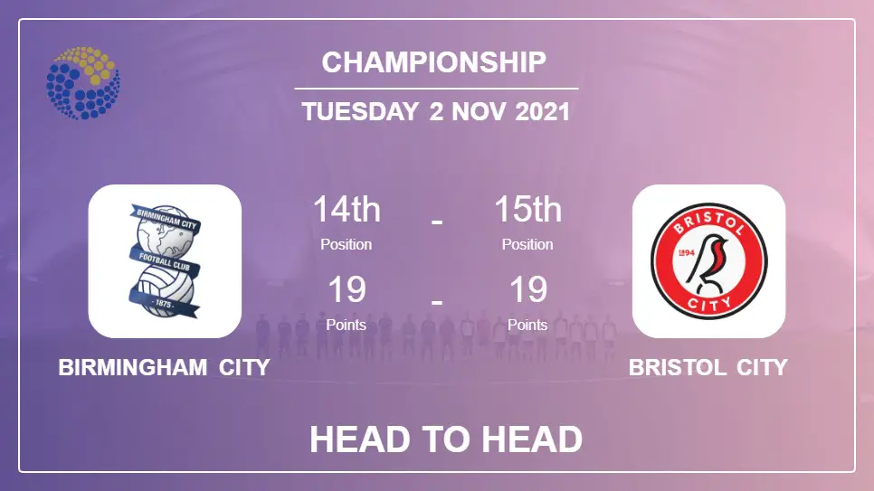 Birmingham City vs Bristol City: Head to Head, Prediction | Odds 02-11-2021 - Championship