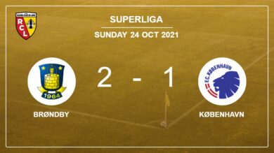 Superliga: Brøndby prevails over København 2-1