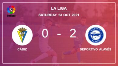 La Liga: Joselu scores 2 goals to give a 2-0 win to Deportivo Alavés over Cádiz