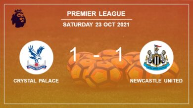 Crystal Palace 1-1 Newcastle United: Draw on Saturday