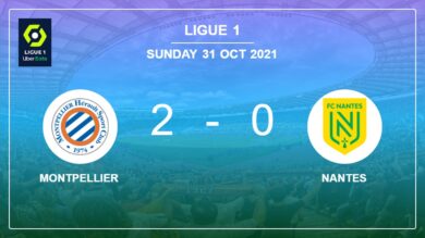 Ligue 1 : Montpellier bat Nantes 2-0 dimanche