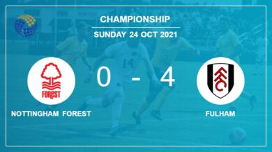 Championship: Fulham overcomes Nottingham Forest 4-0 after a incredible match