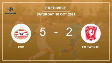Eredivisie: PSV punktet FC Twente mit 5:2 mit fantastischer Leistung