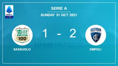 Serie A: Empoli recovers a 0-1 deficit to overcome Sassuolo 2-1
