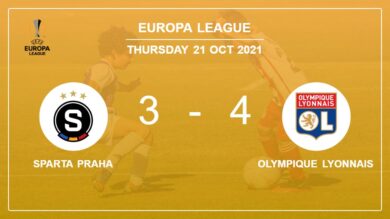 Europa League: Olympique Lyonnais demolishes Sparta Praha 4-3 with 2 goals from K. Ekambi
