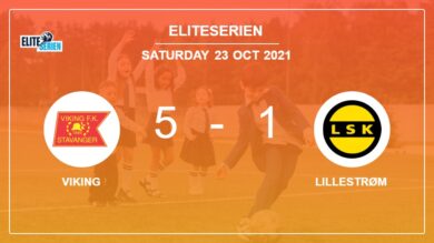 Eliteserien: Viking wipes out Lillestrøm 5-1 with an outstanding performance