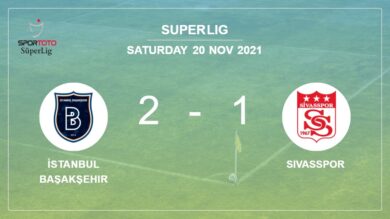 Super Lig: İstanbul Başakşehir overcomes Sivasspor 2-1