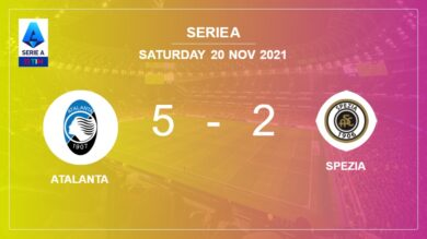 Serie A: l’Atalanta schiaccia 5-2 lo Spezia con una grande prestazione