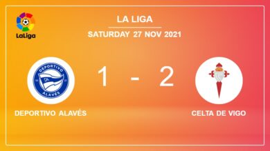 La Liga: Celta de Vigo conquers Deportivo Alavés 2-1