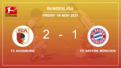 Bundesliga: FC Augsburg conquers FC Bayern München 2-1