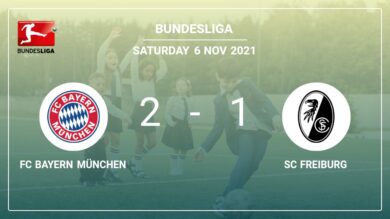 Bundesliga: FC Bayern München steals a 2-1 win against SC Freiburg 2-1