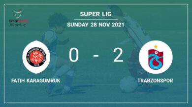 Super Lig: Trabzonspor prevails over Fatih Karagümrük 2-0 on Sunday