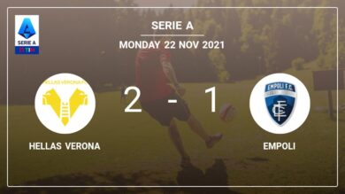 Serie A: l’Hellas Verona vince 2-1 contro l’Empoli 2-1