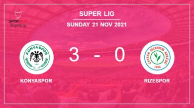 Super Lig: Konyaspor tops Rizespor 3-0