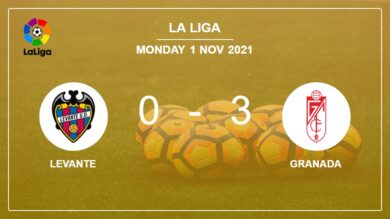 La Liga: Granada overcomes Levante 3-0