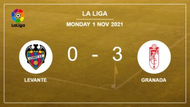 La Liga: Granada beats Levante 3-0