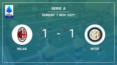 Milan-Inter 1-1: domenica il sorteggio