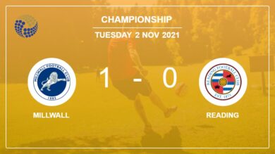 Millwall 1-0 Reading: tops 1-0 with a goal scored by B. Afobe