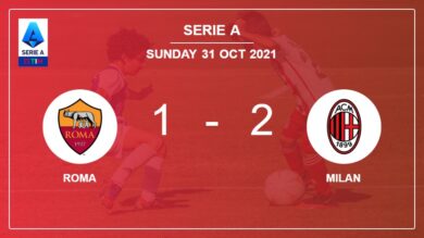 Serie A: il Milan vince 2-1 contro la Roma 2-1