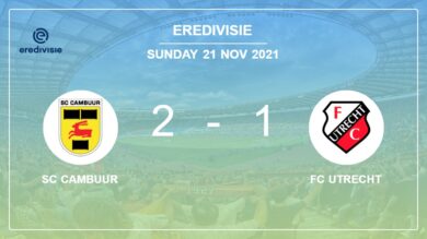 Eredivisie: SC Cambuur conquers FC Utrecht 2-1