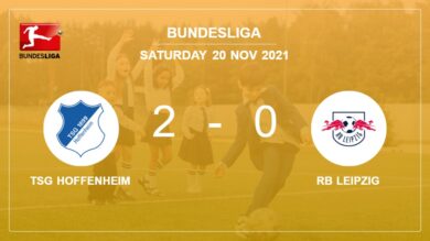Bundesliga: TSG Hoffenheim besiegt RB Leipzig am Samstag mit 2:0
