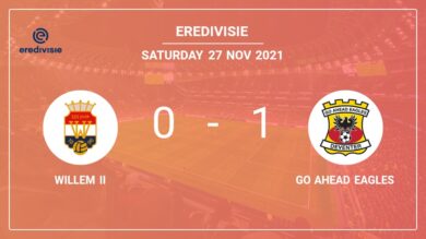 Go Ahead Eagles 1-0 Willem II: conquers 1-0 with a goal scored by B. Lucassen