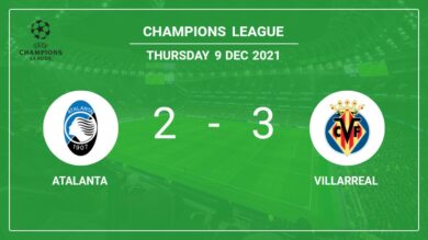 Champions League: Villarreal demolishes Atalanta 3-2 with 2 goals from A. Danjuma