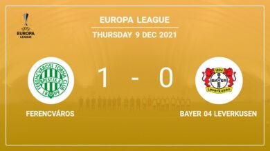 Ferencváros 1-0 Bayer 04 Leverkusen: defeats 1-0 with a goal scored by A. Laidouni