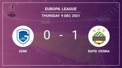 Rapid Vienna 1-0 Genk: overcomes 1-0 with a goal scored by R. Ljubicic