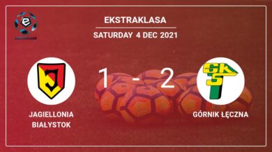 Górnik Łęczna tops Jagiellonia Białystok 2-1 with D. Gaska scoring 2 goals