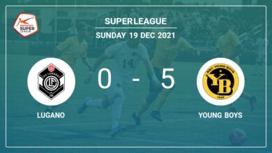 Super League: Young Boys tops Lugano 5-0 with 4 goals from J. Siebatcheu