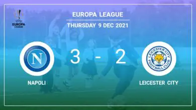 Europa League: Napoli tops Leicester City 3-2