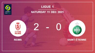 Ligue 1: Reims conquers Saint-Étienne 2-0 on Saturday