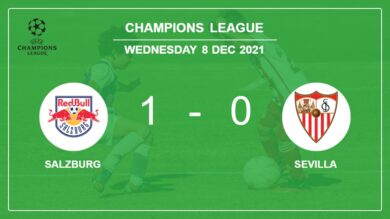 Salzburg 1-0 Sevilla: conquers 1-0 with a goal scored by N. Okafor