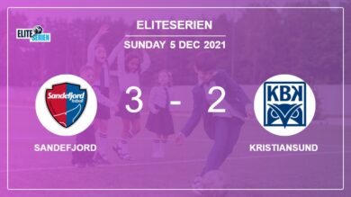 Eliteserien: Sandefjord prevails over Kristiansund 3-2