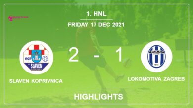 1. HNL: Slaven Koprivnica tops Lokomotiva Zagreb 2-1
