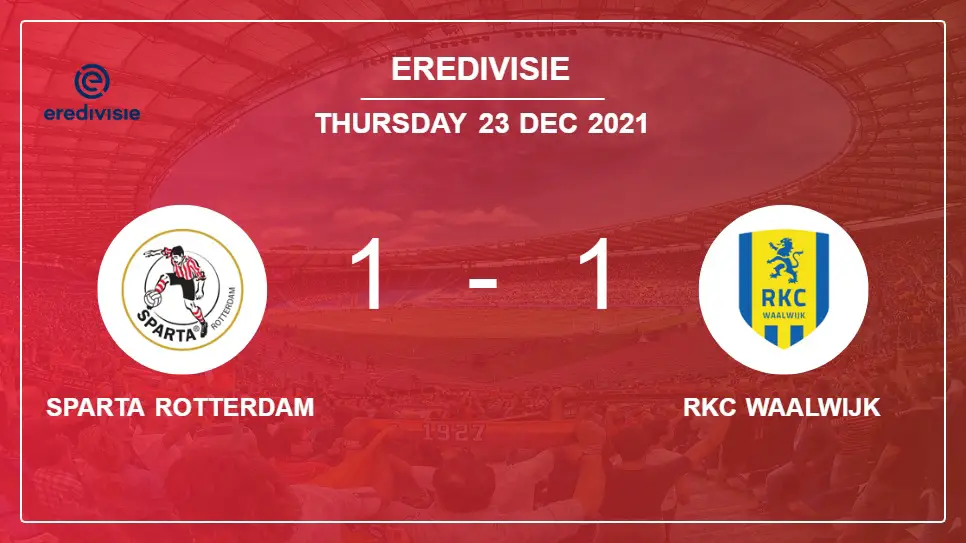 Sparta-Rotterdam-vs-RKC-Waalwijk-1-1-Eredivisie