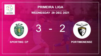 Primeira Liga: Sporting CP demolishes Portimonense 3-2 with 3 goals from Paulinho