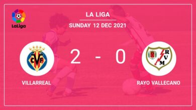 La Liga: Villarreal overcomes Rayo Vallecano 2-0 on Sunday