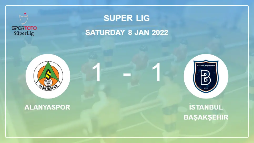 Alanyaspor-vs-İstanbul-Başakşehir-1-1-Super-Lig