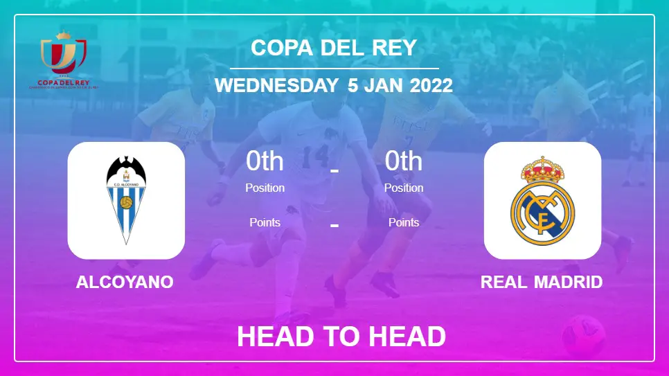 Alcoyano vs Real Madrid: Head to Head, Prediction | Odds 05-01-2022 - Copa Del Rey