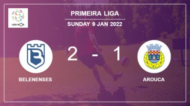 Primeira Liga: Belenenses recovers a 0-1 deficit to top Arouca 2-1