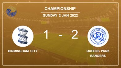 Championship: Queens Park Rangers defeats Birmingham City 2-1
