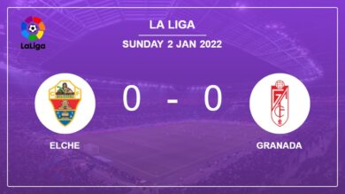 La Liga: Elche draws 0-0 with Granada on Sunday