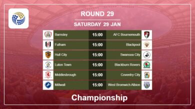 Round 29: Championship H2H, Predictions 29th January