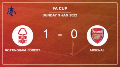 Nottingham Forest 1-0 Arsenal: prevails over 1-0 with a goal scored by L. Grabban