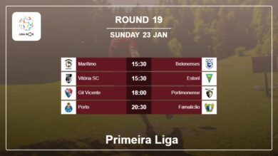 Round 19: Primeira Liga H2H, Predictions 23rd January